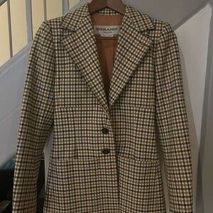 Saint Laurent Vintage Checker Blazer